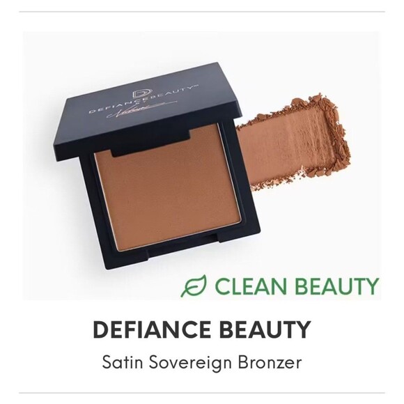 NEW DEFIANCE BEAUTY Satin Sovereign Bronzer in Goddess Glow FULL SIZE 7.5g - Picture 2 of 5